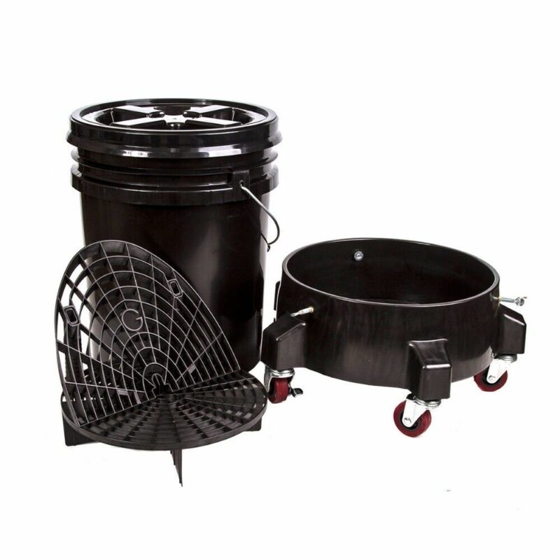 Grit Guard Kit of Bucket dolly, 5 gallon bucket, Grit Guard, Wash Board
