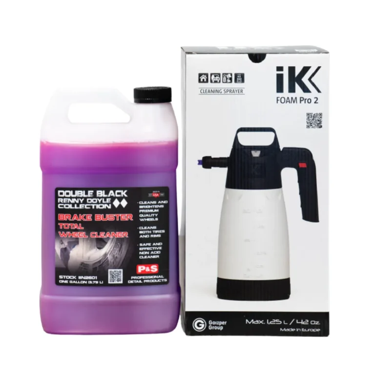 P&S Brake Buster 1 Gal +IK Foam Pro 2 Pump Sprayer Wheel Cleaning Kit