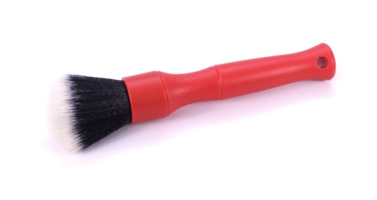 SYNTHETIC DETAILING BRUSHES SMALL HANDLE - RED