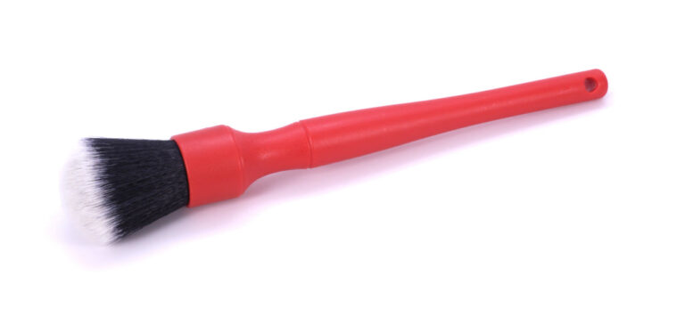 SYNTHETIC DETAILING BRUSHES LONG HANDLE - RED